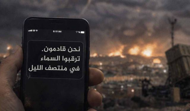 İsrail'de SMS paniği: "Gece yarısı gökyüzüne bakın"