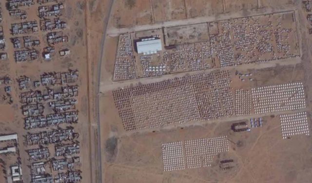 Sudan'da gökyüzünden görünen dram