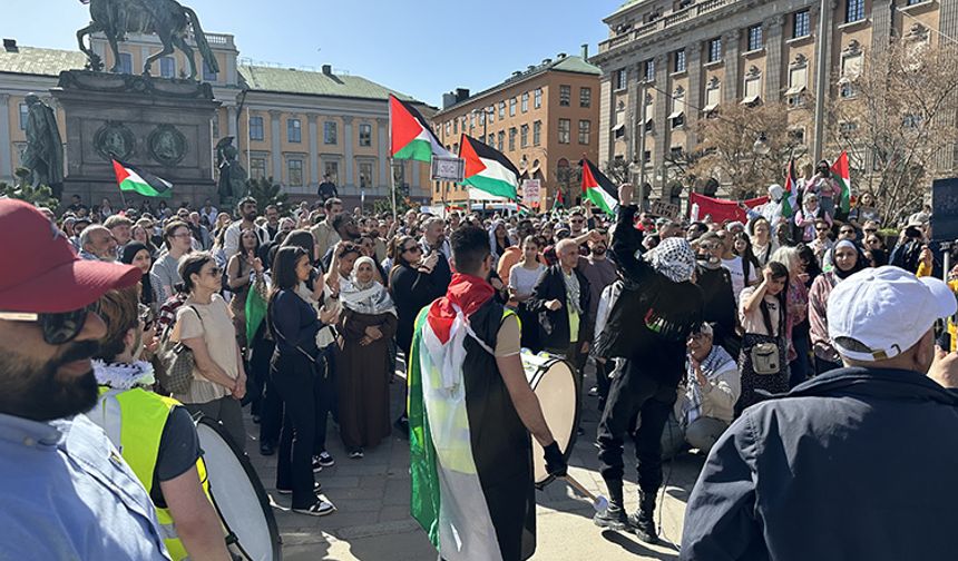 İsveç'te İsrail'in Eurovision Şarkı Yarışması'na katılımı protesto edildi