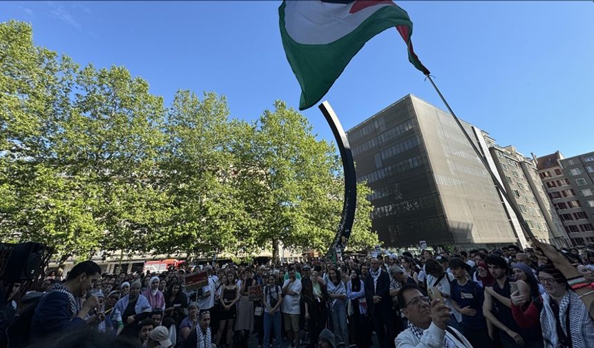 Zürih Üniversitesinde Filistin'e destek eylemi yeniden başladı