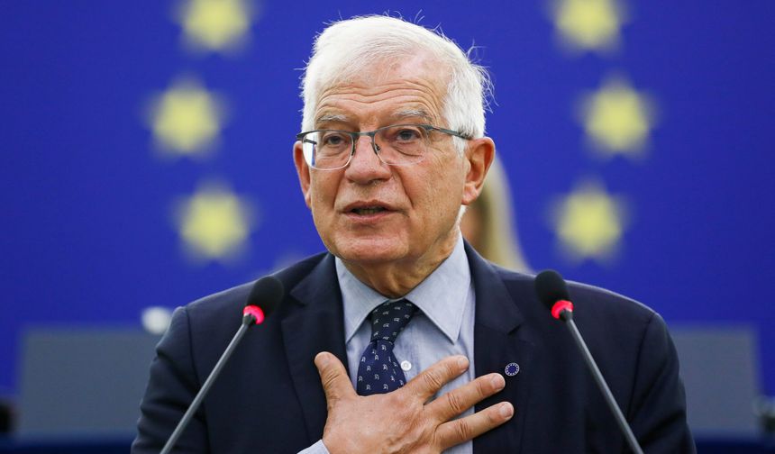 AB Yüksek Temsilcisi Borrell, üye ülkelerin Filistin konusunda "çok bölündüğünü" söyledi