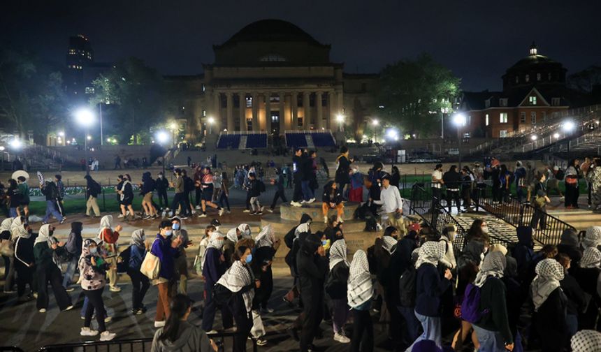 Columbia Üniversitesi, Filistin'i destekleyen öğrencileri kovdu