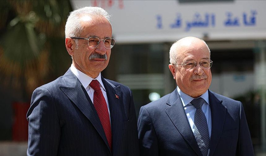 Ulaştırma ve Altyapı Bakanı Abdulkadir Uraloğlu, Şam'da resmi temaslarda bulunuyor
