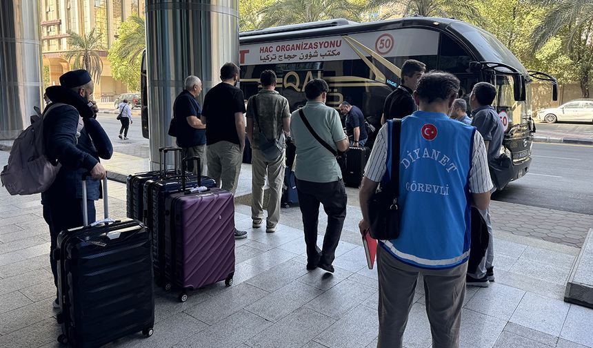 Hacıların mukaddes topraklardan yurda dönüşü başlıyor