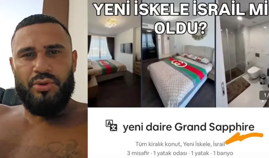Kıbrıslı gençten isyan: Kıbrıs, İsrail olarak gösterildi