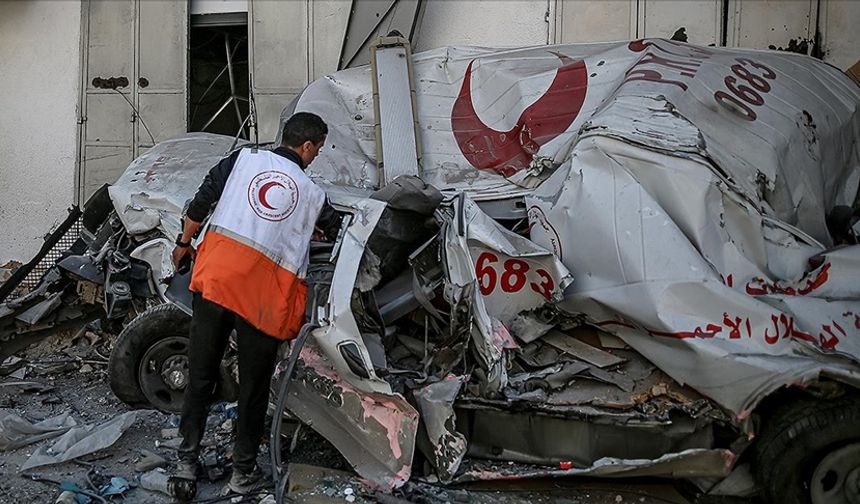 Gazze Sivil Savunması: Araçların %60'ı hizmet dışı