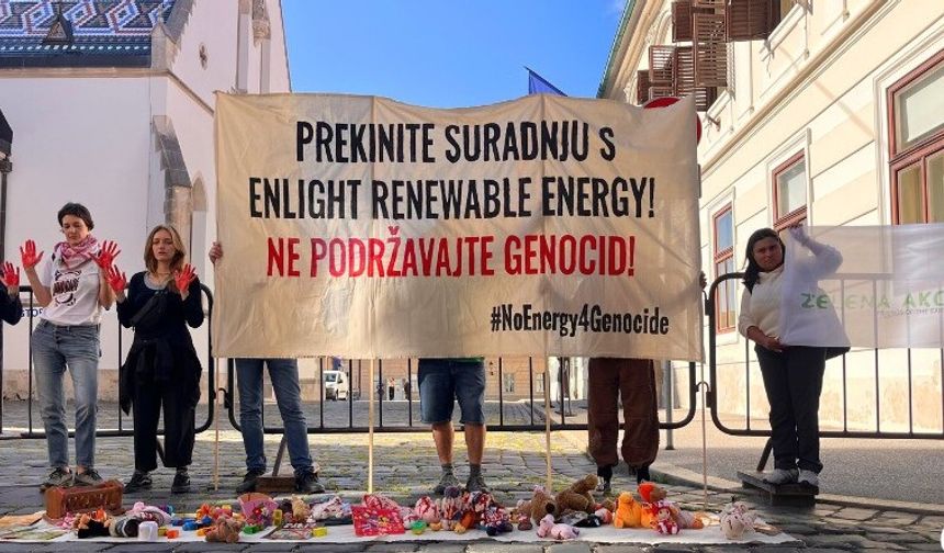 İsrail şirketiyle anlaşma yapan hükümet protesto edildi