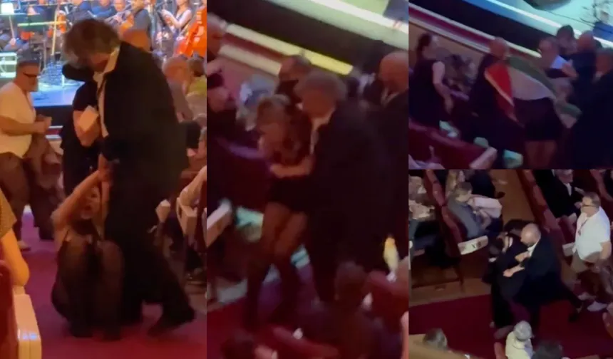 İsrailli David D’Or konserinde kadın göstericiler darp edildi