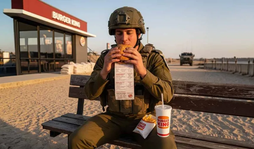 Burger King’den İsrailli askerlere ücretsiz yemek desteği