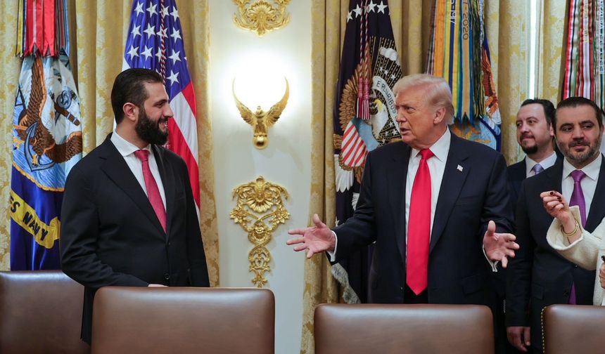 Şara, Suriye'den Beyaz Saray'ı ziyaret eden ilk lider oldu