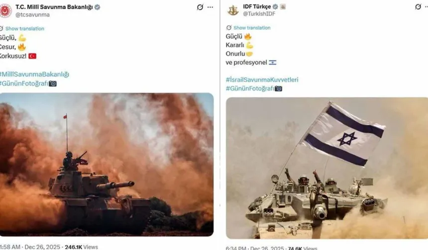 İsrail ordusundan MSB'ye başarısız taklit