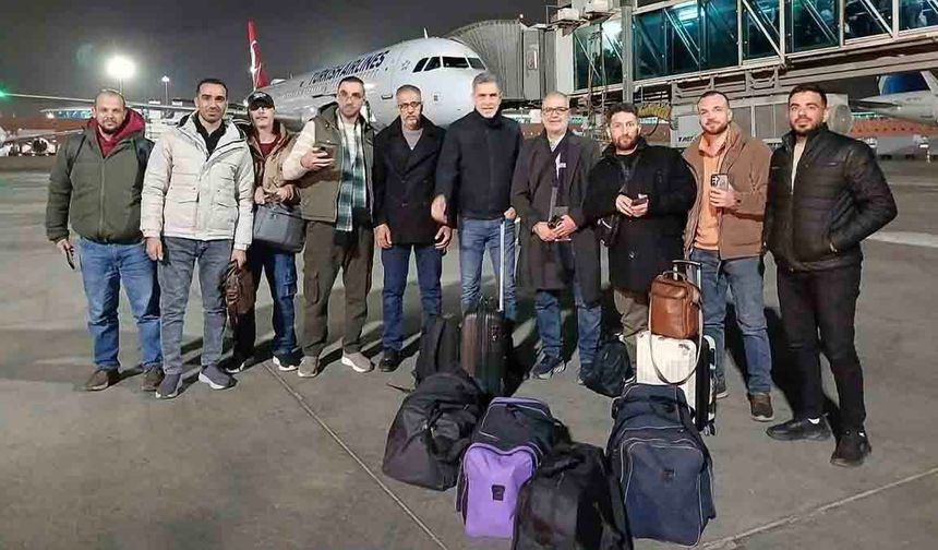 Serbest bırakılan 10 Filistinli, Türkiye’ye ulaştı