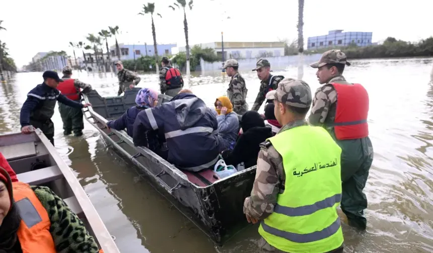 Fas'ta sel felaketi: 150 bin kişi tahliye edildi